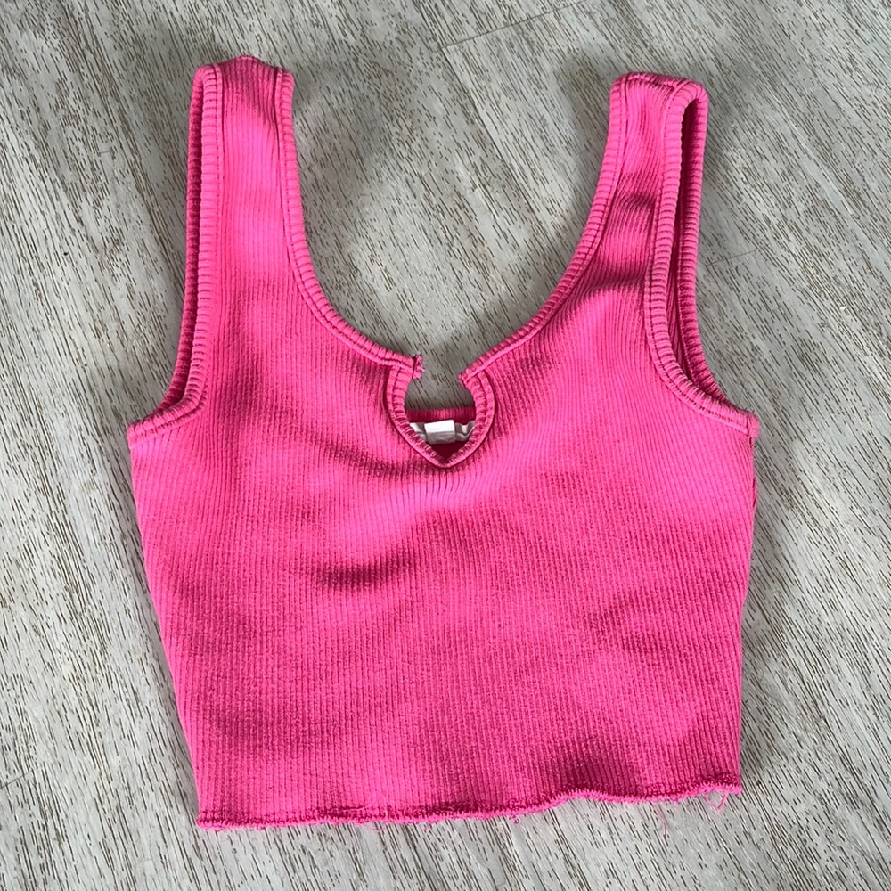 Pink Crop Top